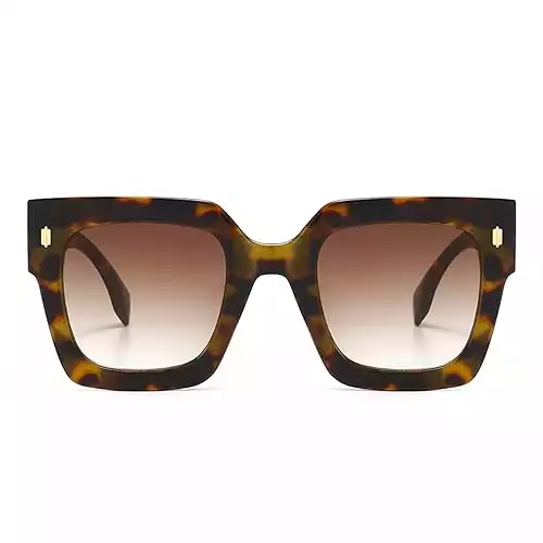 Trendy Oversized Sunglasses Womens