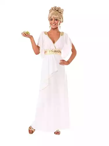 White Women's Grecian Goddess Adult Costume Dress