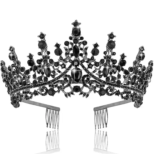 Black Crown Halloween Tiara