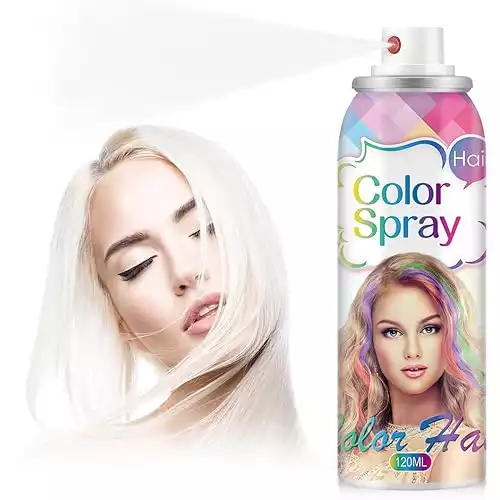 ONE-TIME USE White Hair Color Spray for Women