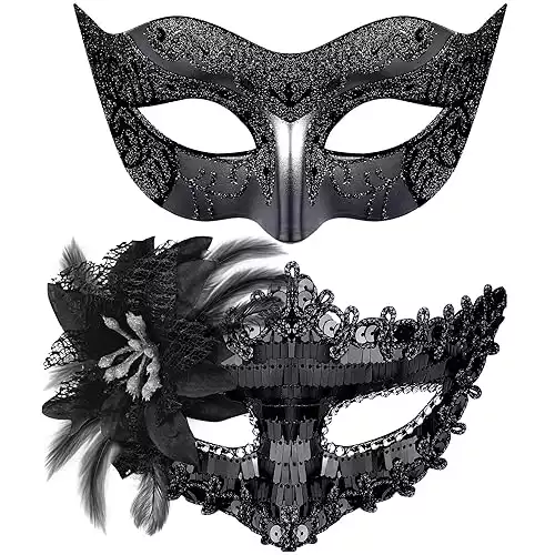 Masquerade Masks Set Venetian