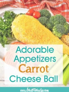 Adorable Carrot Cheese Ball - Super Fun Appetizer