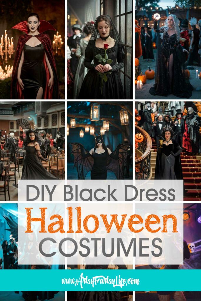 15 Black Dress DIY Halloween Costume Ideas