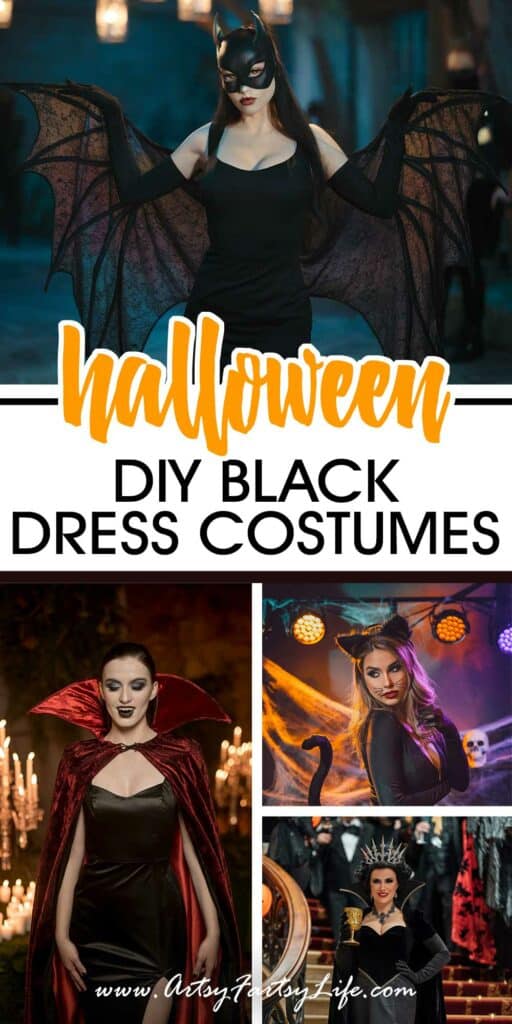 15 Black Dress DIY Halloween Costume Ideas