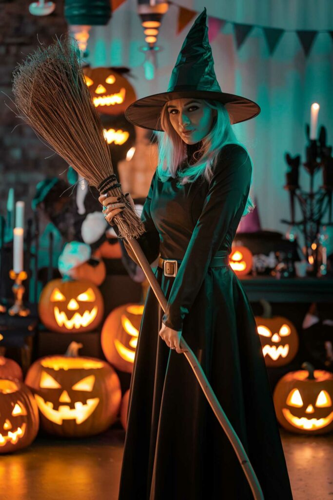 DIY Classic Witch Halloween Costume