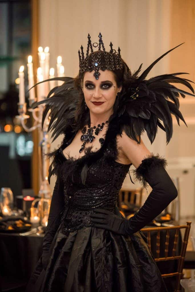 4. DIY Raven Queen Halloween Costume