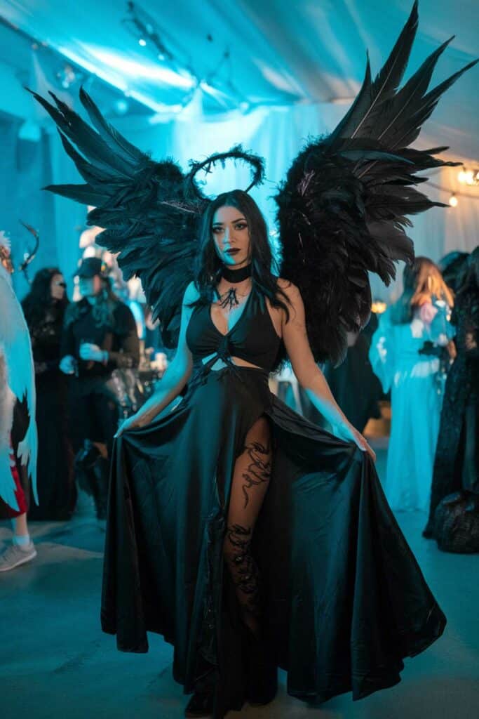 5. DIY Dark Angel Halloween Costume