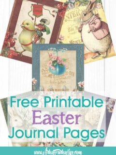 5 Free Printable Easter Journal Pages – Beautiful Spring Ephemera