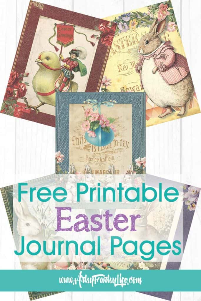 5 Free Printable Easter Journal Pages – Beautiful Spring Ephemera