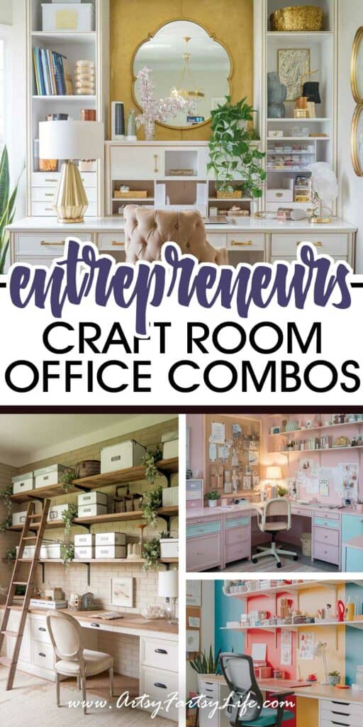 20 Office Craft Room Combos: Design, Organization & Inspiration