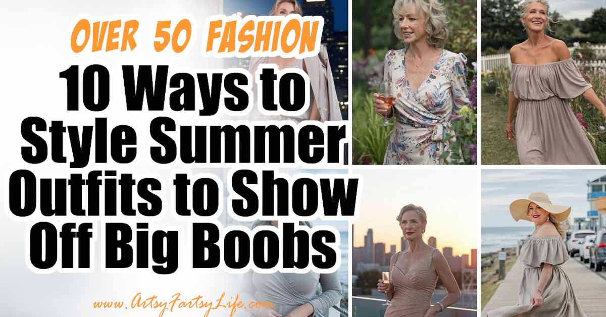 10 Fun Ways to Style Your Summer Outfits to Show Off Your Big Boobs  (Without Looking Trashy!)  Artsy Fartsy Life