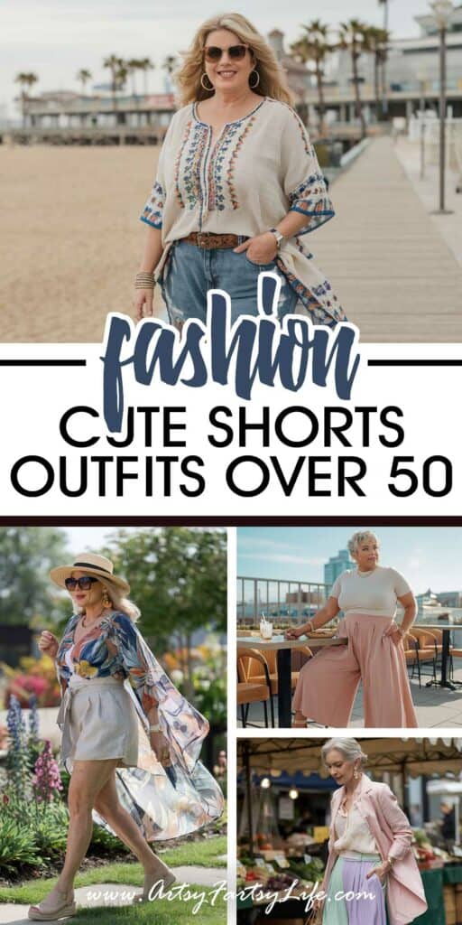 15 Stylish Summer Shorts Outfits for Women Over 50