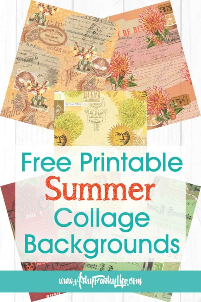 Vintage Summer Aesthetic: Free Printable Collage Sheets for Mixed Media & Journals Vintage Summer Aesthetic: Free Printable Collage Sheets for Mixed Media & Journals