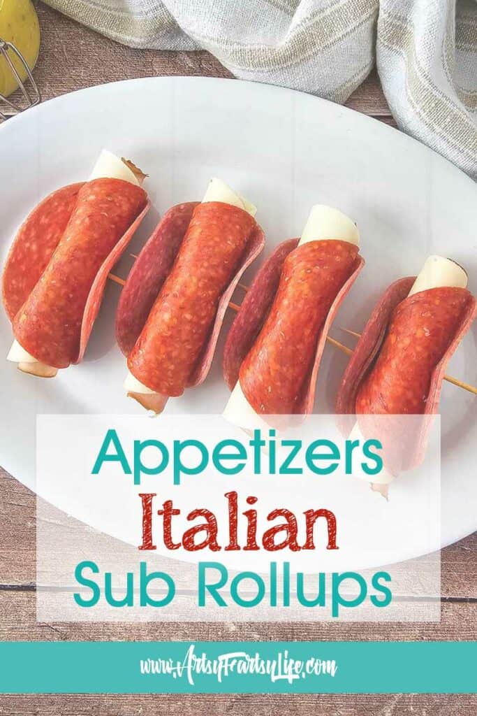 Italian Sub Rollups - Easy Appetizers - A Low Carb Dream!