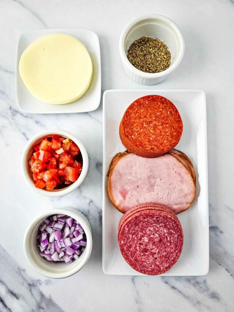 Italian Sub Rollups - Easy Appetizers - A Low Carb Dream! Italian Sub Rollups - Easy Appetizers - A Low Carb Dream!