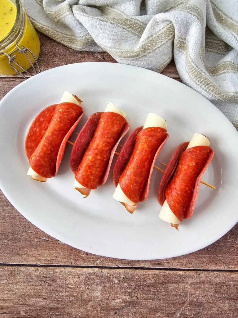 Italian Sub Rollups - Easy Appetizers - A Low Carb Dream! Italian Sub Rollups - Easy Appetizers - A Low Carb Dream!