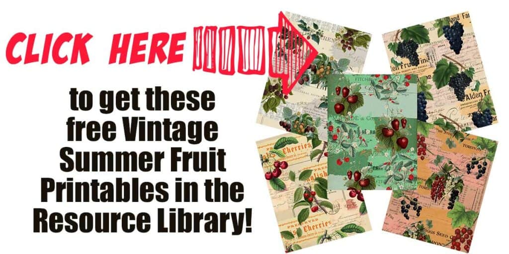 Free Summer Fruits Vintage Background Collage Pages (Berries and Grapes) Free Summer Fruits Vintage Background Collage Pages (Berries and Grapes)