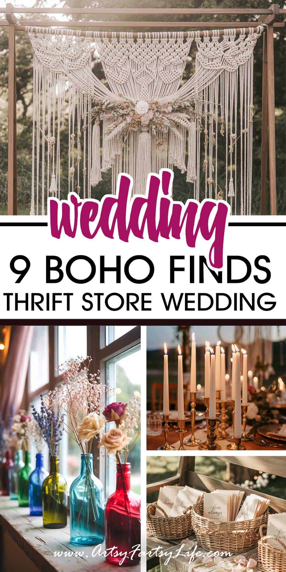 Affordable & Stylish Wedding Decoration at Thrift Stores