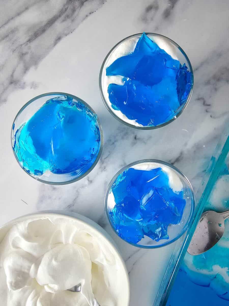 Blueberry Cool Whip Mousse - Super Easy No Bake Dessert · Artsy Fartsy Life