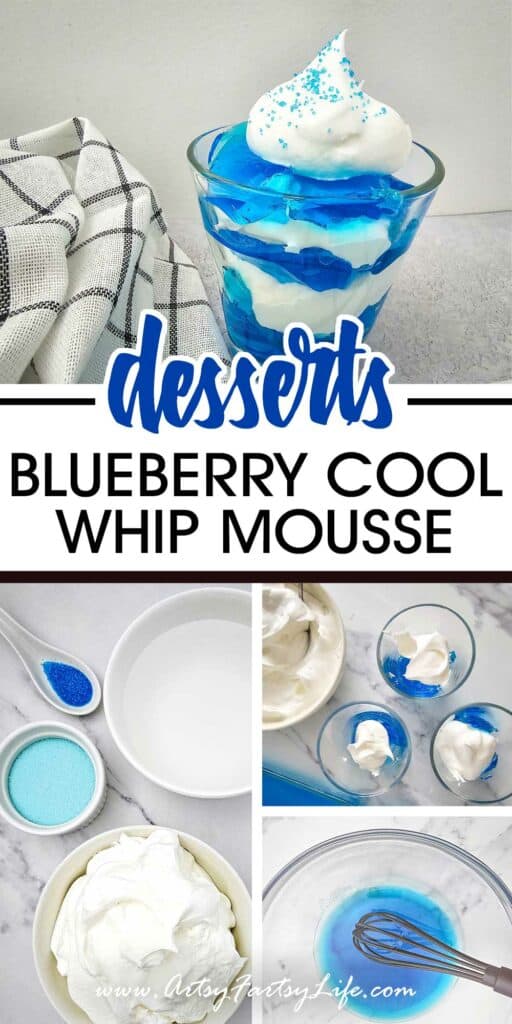 Blueberry Cool Whip Mousse - Super Easy No Bake Dessert Blueberry Cool Whip Mousse - Super Easy No Bake Dessert