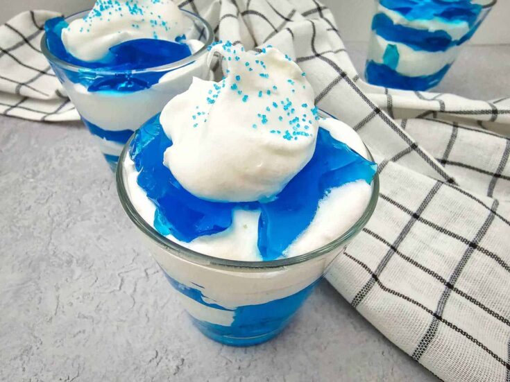 Blueberry Cool Whip Mousse - Super Easy No Bake Dessert