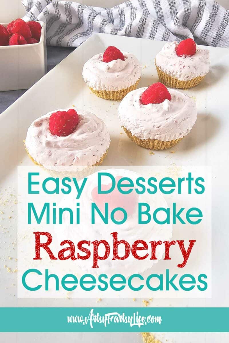 Mini No Bake Raspberry Cheesecakes – Party Perfect Treat! · Artsy ...