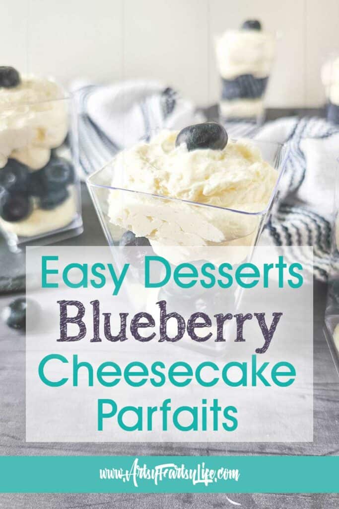 Blueberry Cheesecake Parfait Cups – Easy No Bake Party Dessert