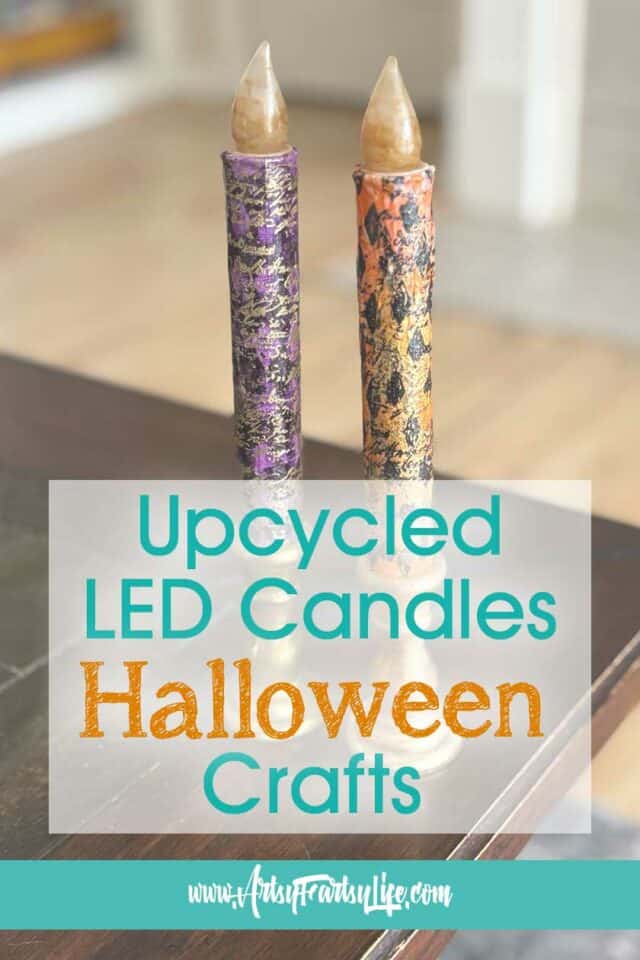 How to Transform Cheap Faux Candles into Spooky Season Showstoppers