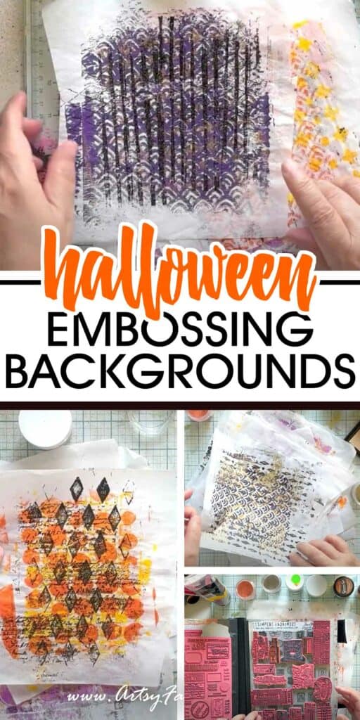 Haunted & Embossed: Adding Wicked Cool Texture to Halloween Tissue Paper Backgrounds