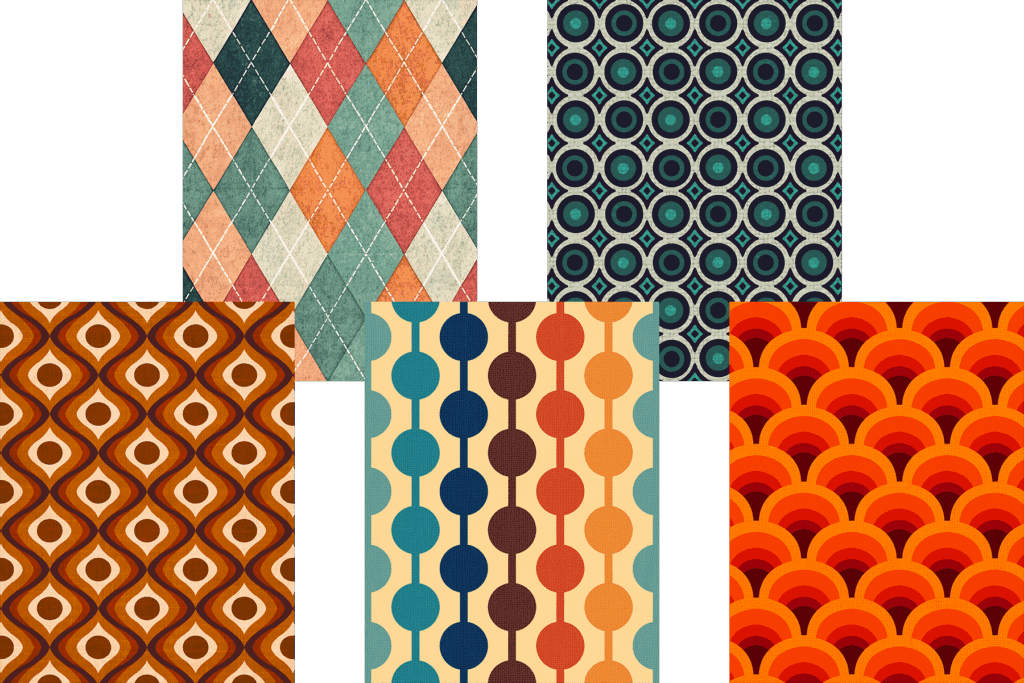 Full Page Faux Retro Fabric Background Printables – Free Download! Full Page Faux Retro Fabric Background Printables – Free Download!