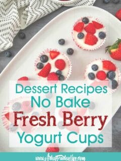 Berry Cups - No Bake Healthy Dessert Recipes (with a Peanut Butter Twist!)