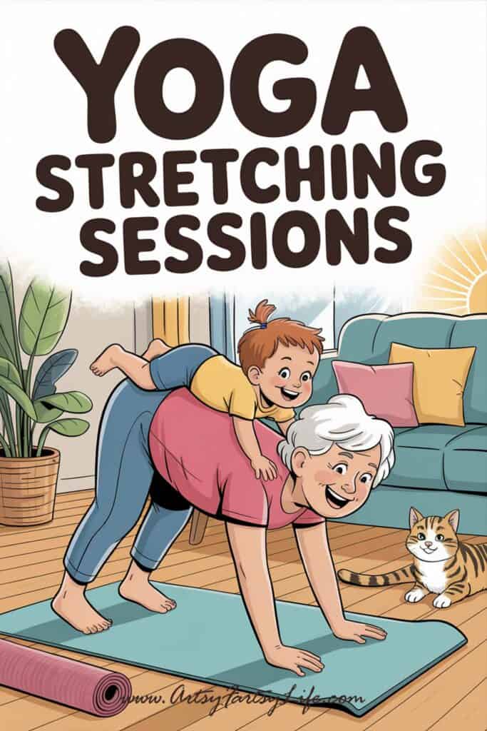 9. Yoga-ish Stretching Sessions: Because “Downward Dog” is a Lifestyle 9. Yoga-ish Stretching Sessions: Because “Downward Dog” is a Lifestyle