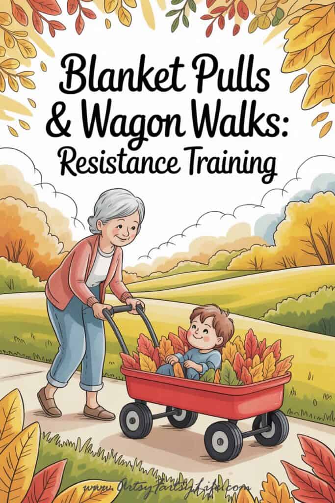 8. Blanket Pulls and Wagon Walks: Resistance Training with Bonus Snuggles 8. Blanket Pulls and Wagon Walks: Resistance Training with Bonus Snuggles