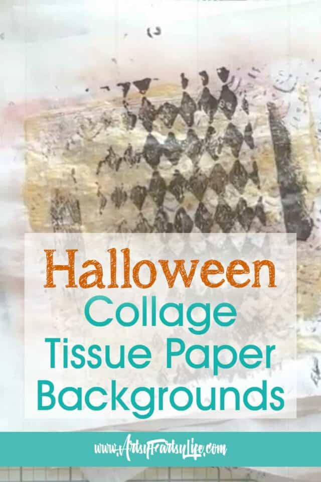 Spooktacular Background Papers for Faux Halloween Candles!