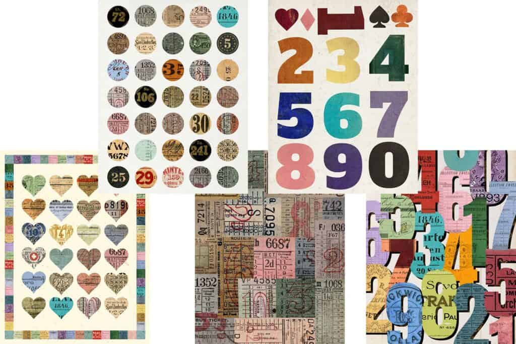 Free Vintage Number Ephemera & Backgrounds You’ll Love to Print Free Vintage Number Ephemera & Backgrounds You’ll Love to Print