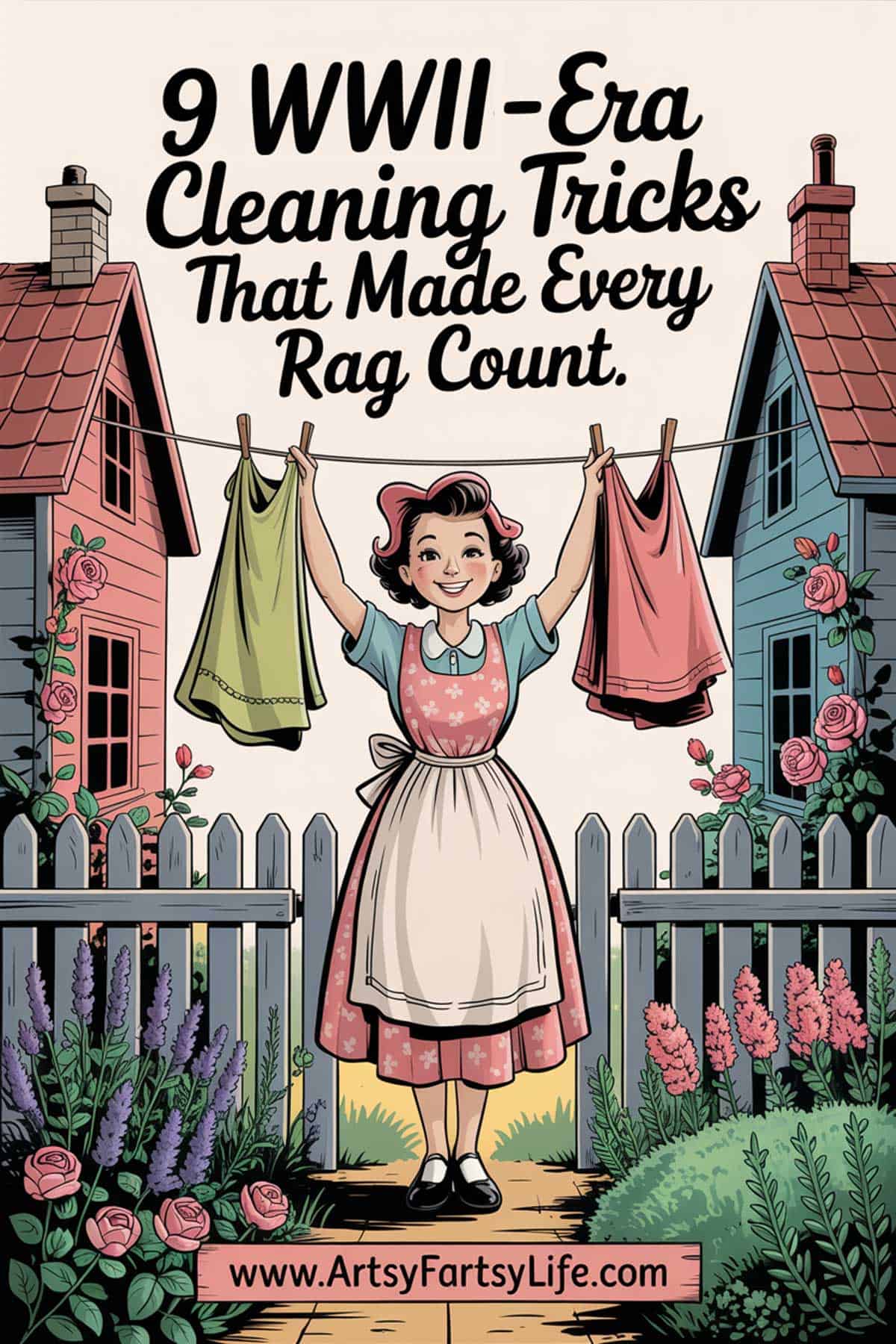 9 WWII-Era Cleaning Tricks That Made Every Rag Count