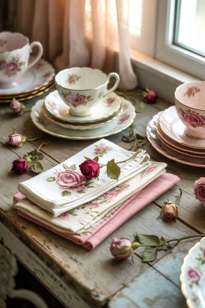 Soft Florals & Faded Roses - Thrift Store Wedding Soft Florals & Faded Roses - Thrift Store Wedding