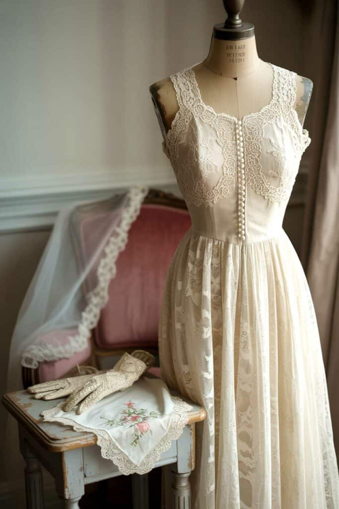 Lace Love Letters - Thrift Store Wedding Lace Love Letters - Thrift Store Wedding