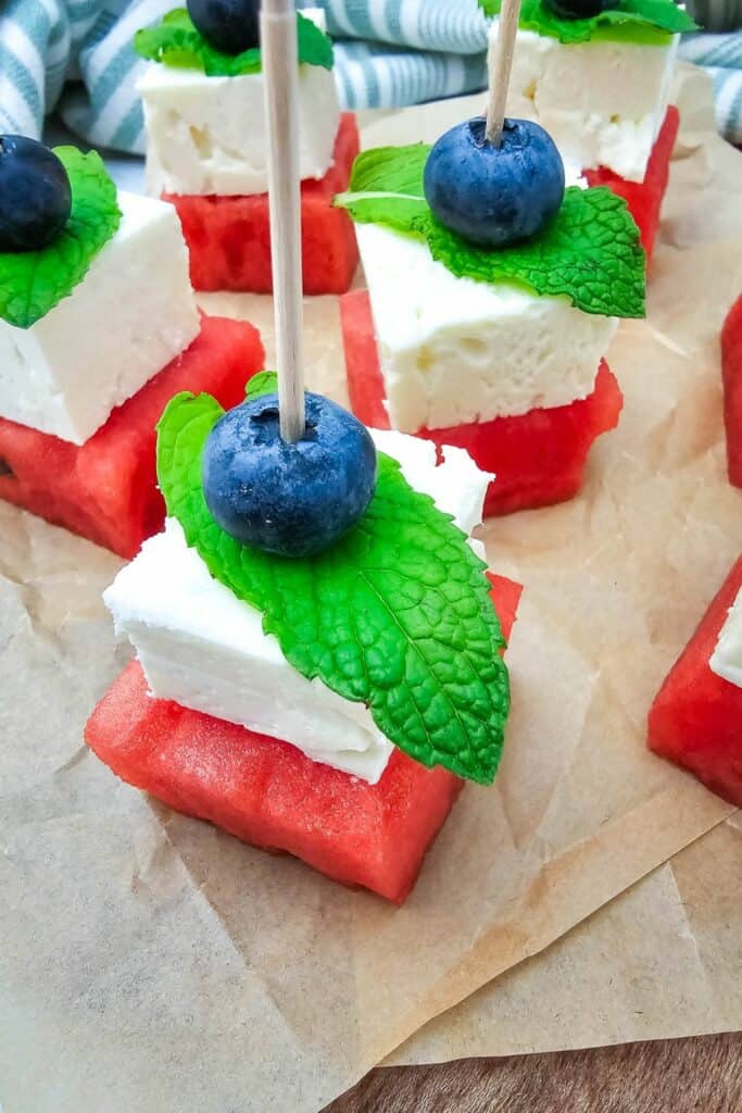 Red, White and Blueberry Skewers - The Perfect Summer Treat!