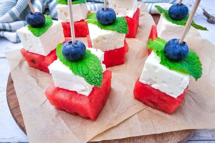 Red, White and Blueberry Skewers - The Perfect Summer Treat!