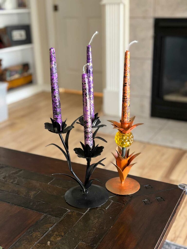 DIY Faux Taper Candles for Halloween & Fall: A Cozy + Crafty Glow-Up! DIY Faux Taper Candles for Halloween & Fall: A Cozy + Crafty Glow-Up!