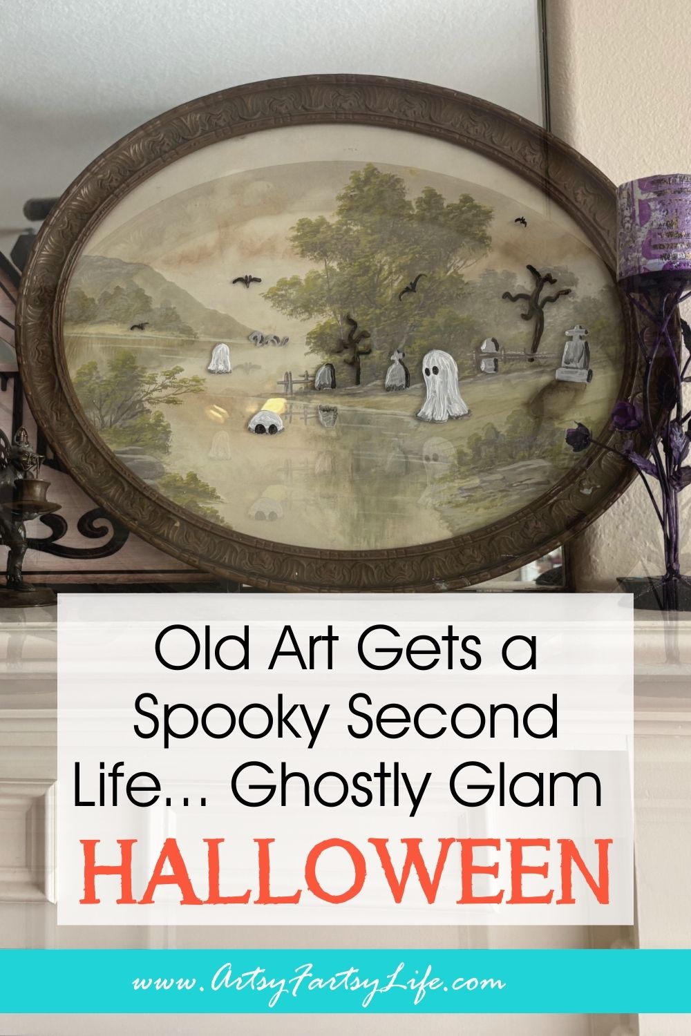 Old Art Gets a Spooky Second Life – Ghostly Glam for Halloween
