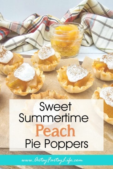 Sweet Summertime Peach Pie Poppers