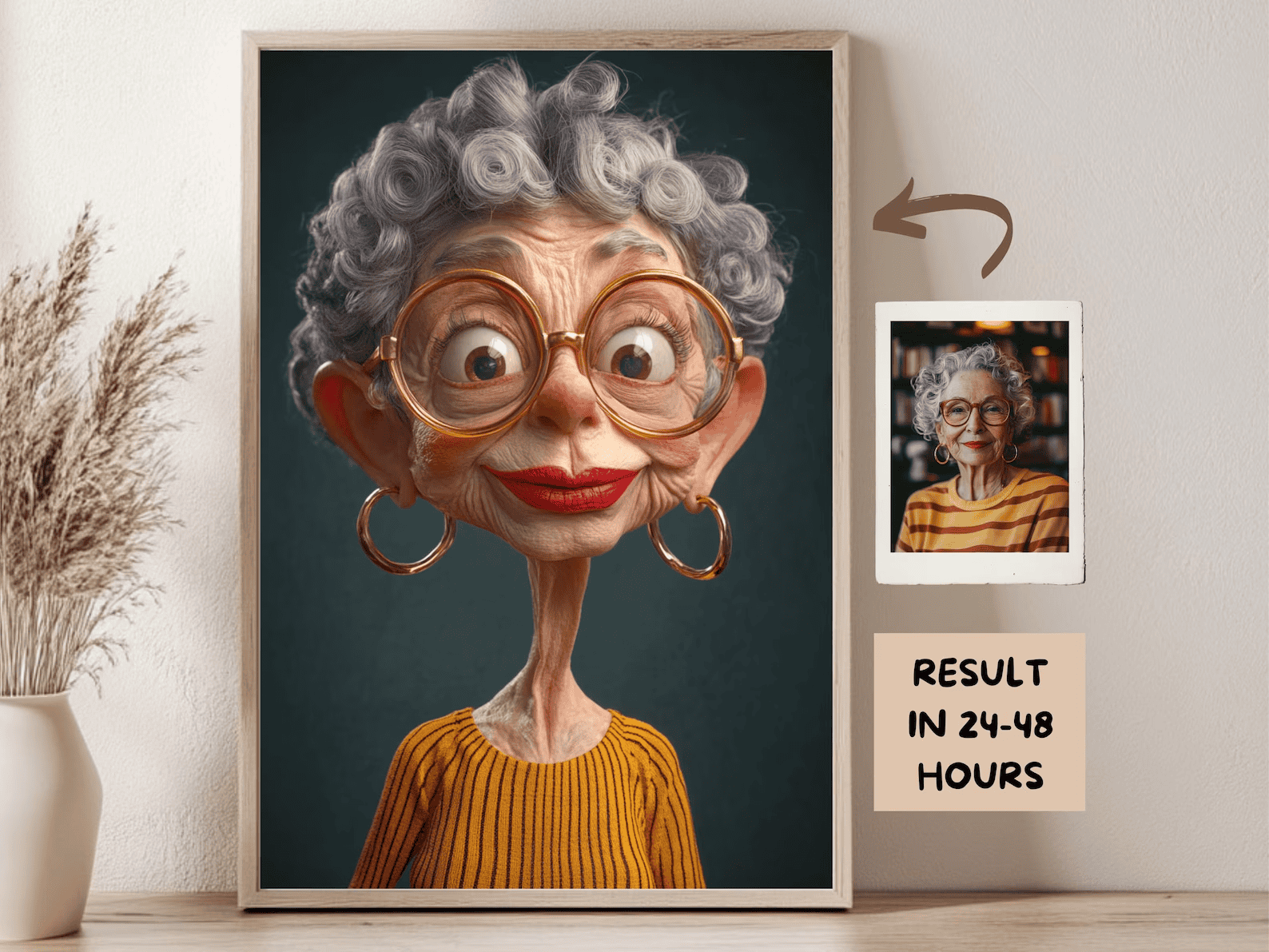 Custom Portrait Cartoon Funny Caricature