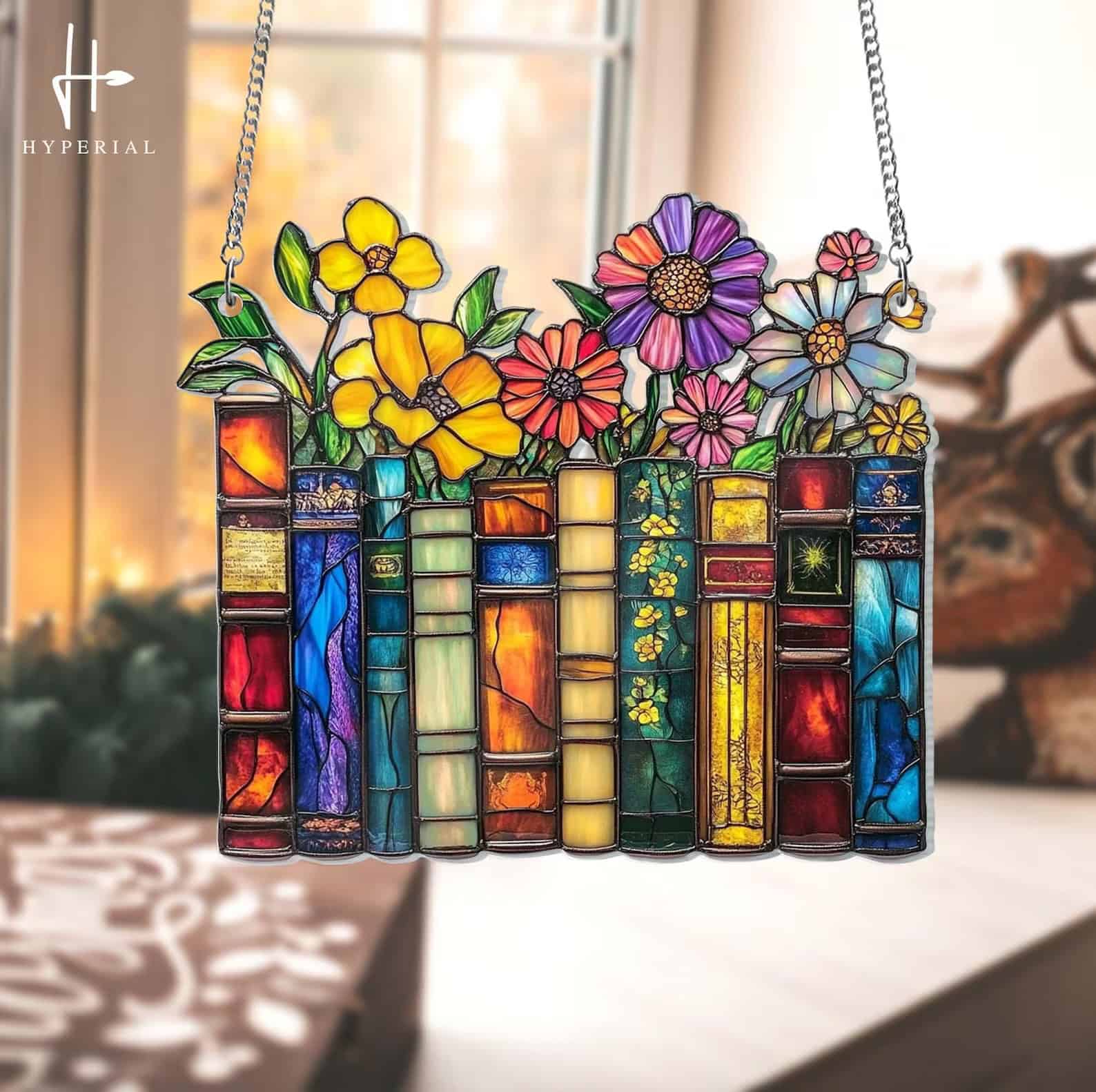 Flower Book Suncatcher
