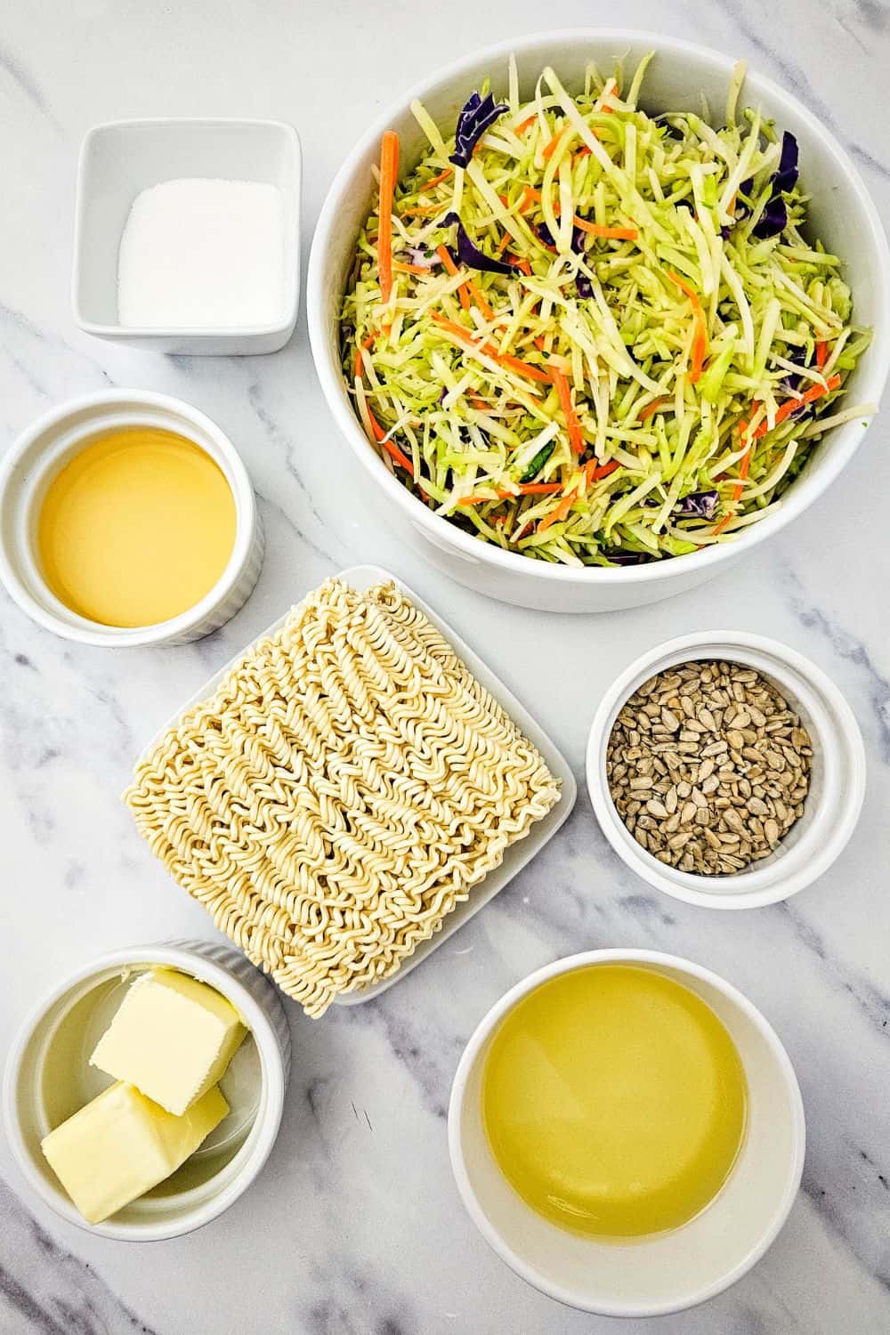 Ramen Noodle Slaw Salad – The ‘80s Potluck Star That Still Slaps! Ramen Noodle Slaw Salad – The ‘80s Potluck Star That Still Slaps!