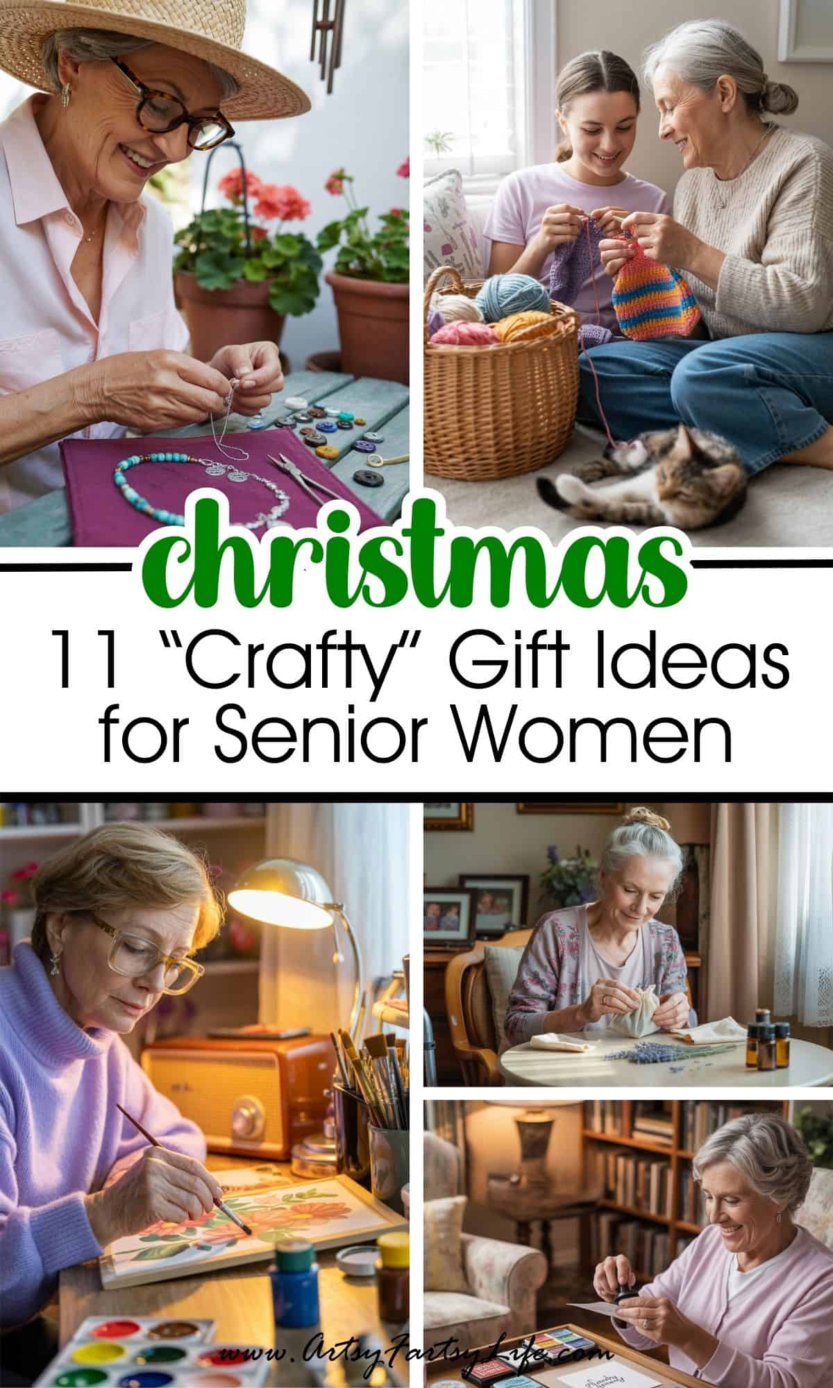 11 “Crafty” Gift Ideas For Seniors (For Chicks Who Like Crafting!) 11 “Crafty” Gift Ideas For Seniors (For Chicks Who Like Crafting!)