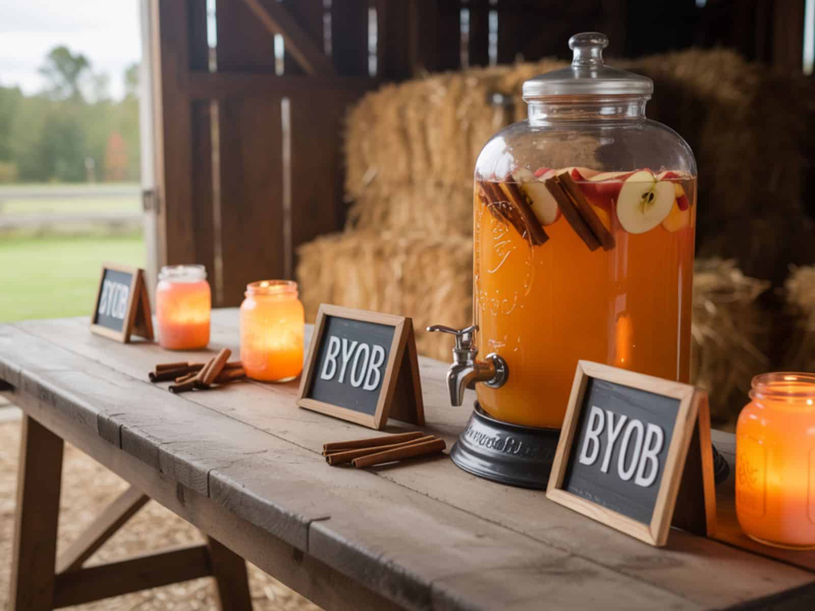 BYOB Budget Drink Station for Frugal Halloween Party BYOB Budget Drink Station for Frugal Halloween Party