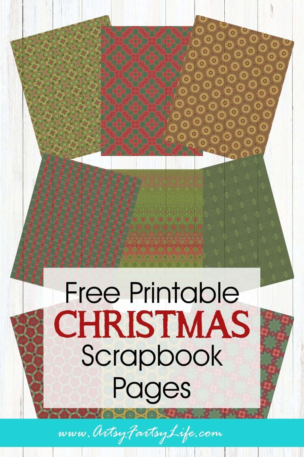 9 Free Christmas Pattern Papers to Make Your Holiday Crafts Pop!