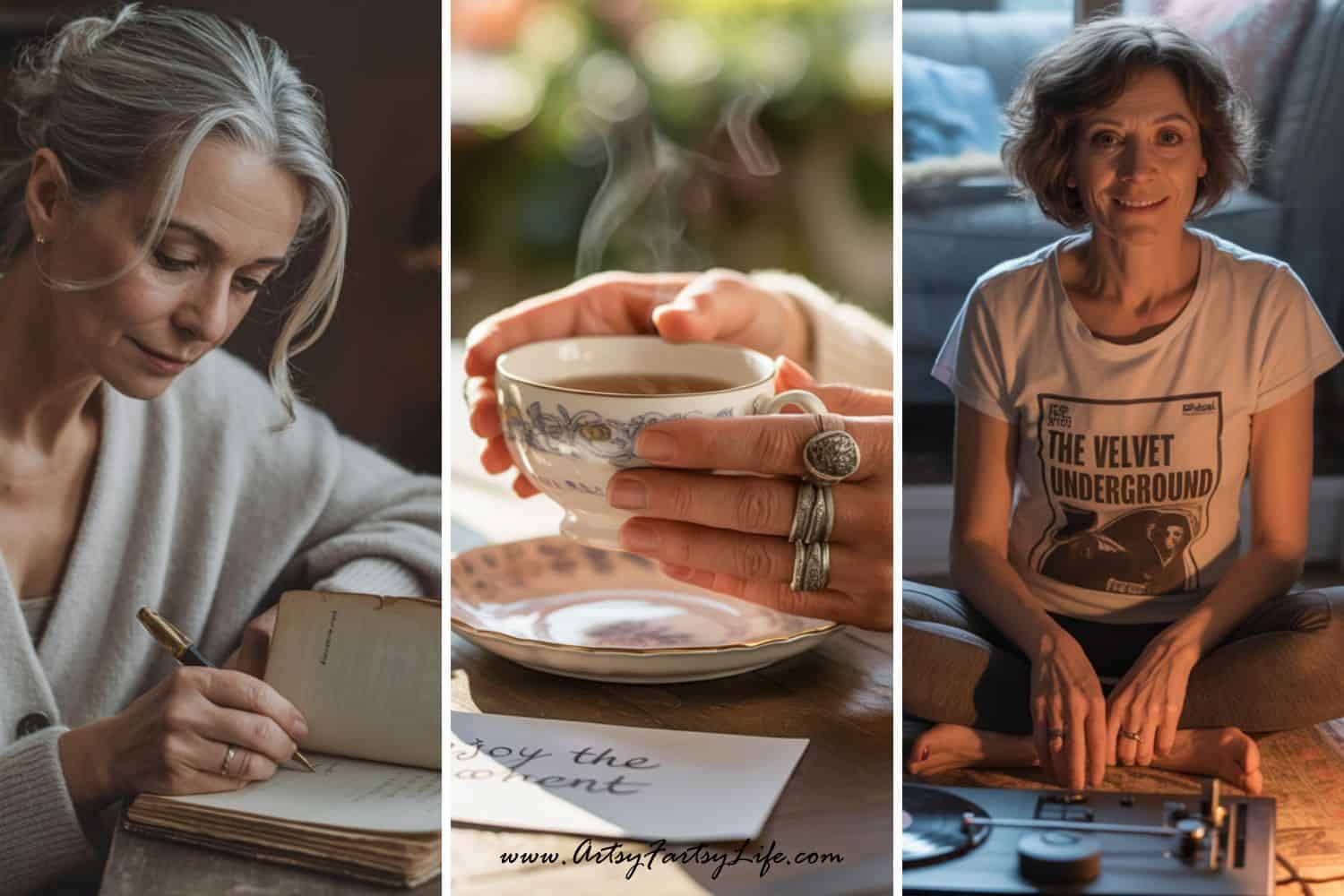 Dark Academia Self Care: Journaling, Tea, and the Art of Solitude After 50